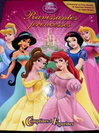 Livre des princesses Disney pour enfants avec figurines  