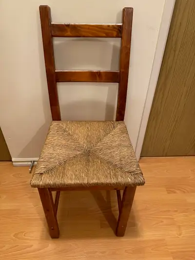 Wooden Ladder Back Chair - $30 OBO, View more