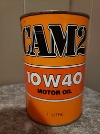Cam2 Motor Oil tin