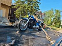 MOTORCYCLE FLATBED TOWING 