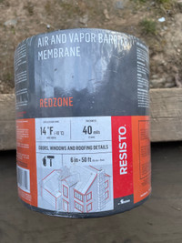 Roof underlay  air/vapor barrier membrane roll never opened