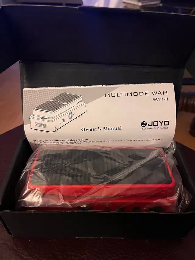 Joyo all metal Wah/Volume Pedal with toe switch & Power adapter in Amps & Pedals in Markham / York Region - Image 3
