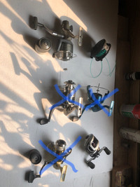 Fishing reels and rod
