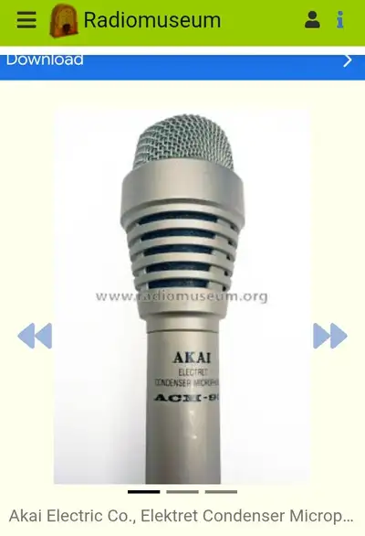 Vintage (1979) Akai ACM-90 Supercardioid Microphone AWESOME, View more