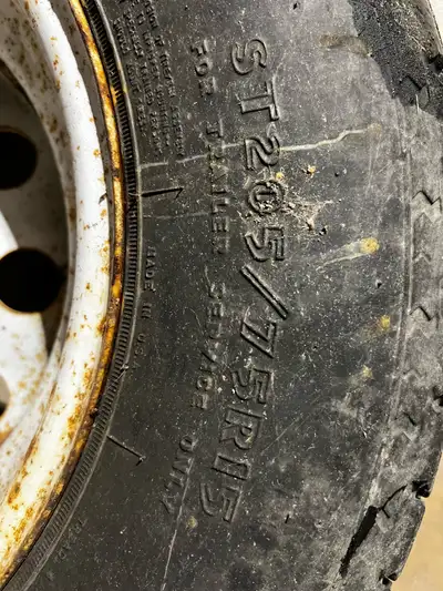 Tires and rims some rust. OBO.