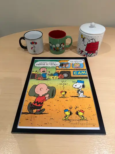 Charlie Brown Puzzle Framed & Mug Set, View more
