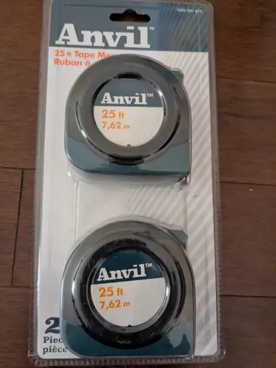 Anvil 2-Piece Tape Measure Set (25 ft. and 25 ft.), View more