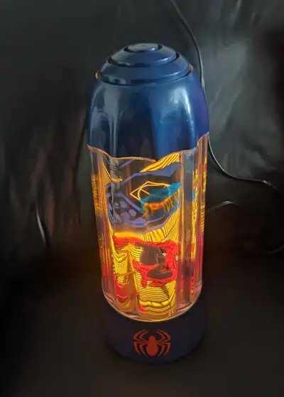 Working  Marvel comics SPIDERMAN 1994 Tanaka rotating Lamp, View more