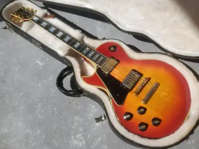 Left handed 1974 Gibson Les Paul vintage lefty guitar, View more