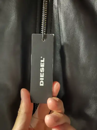 Diesel Leather Jacket (Large) Mens, View more