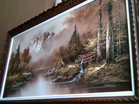 Qty(5)Oil Painting/Framed pictures/scenic/portraits