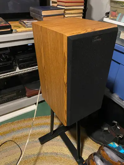 genesis  midsize speakers on stands, View more