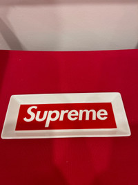 Supreme porcelain plate with logo