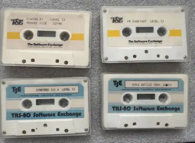 Vintage TRS‑80 Level II Software Bundle, View more