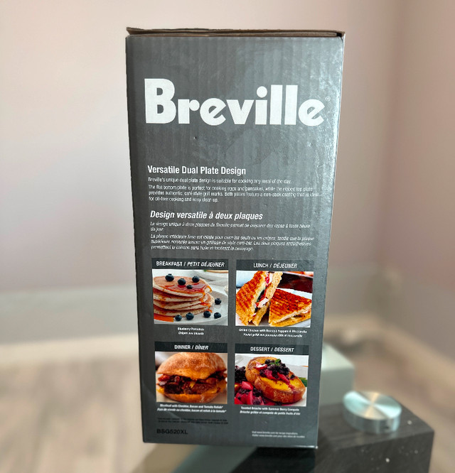 Breville Panini Duo (BSG520XL) (New) in Microwaves & Cookers in Winnipeg - Image 3