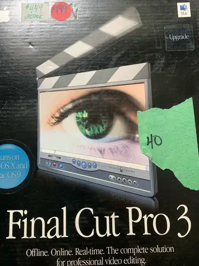 Vintage Final Cut Pro, View more