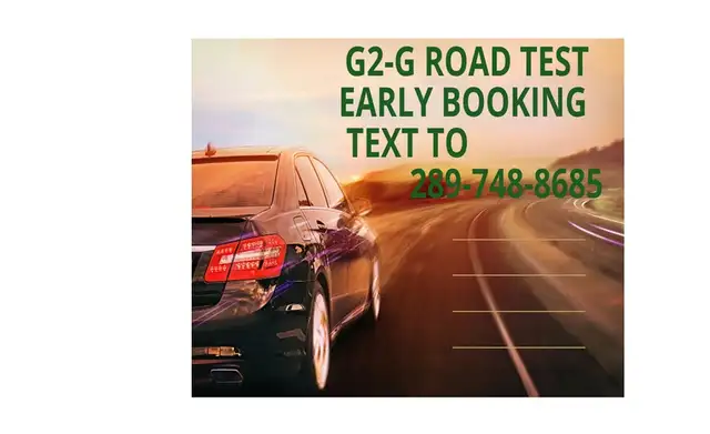 EARLY G2-G ROAD TEST BOOKING, DRIVING CLASSES
