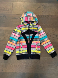 Ivivva by Lululemon girls hoodie sz 4 kids NWT retail $120