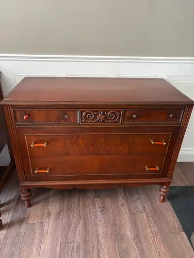 Antique bedroom set., View more