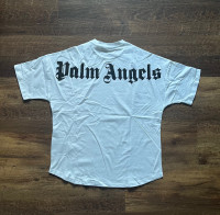 White Palm Angels Back Font Tee Tshirt