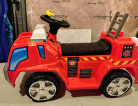 Bubble Fire Rescue Truck - Electric Ride on