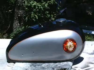 b s a gas tank for 1956 a7 and a10 round bade good paint