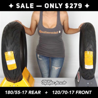 █ SALE █ Continental ContiMotion 120/180 Motorcycle Tires R6 CBR