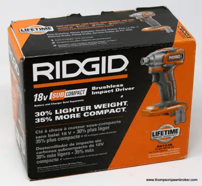 RIDGID R8723B 18V IMPACT DRIVER & BOX (NEW), View more