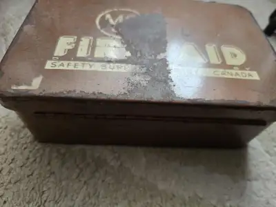 Vintage Metal First Aid Kit – Complete With Original Contents, View more