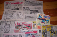 Buffalo Courier Express newspaper final last edition 1982