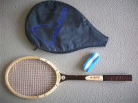 raquette tennis en bois  vintage Cooper Medalist