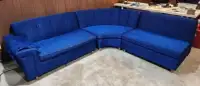 1970s Curved Couch