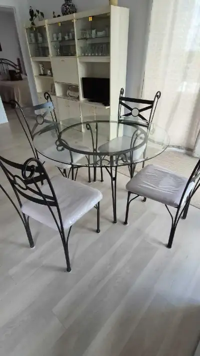 Table with Four Chairs, View more