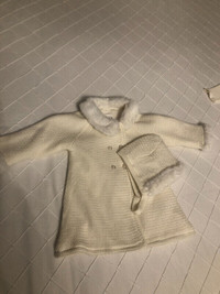 Mayoral knitted long jacket for baby girls  6-9 Months