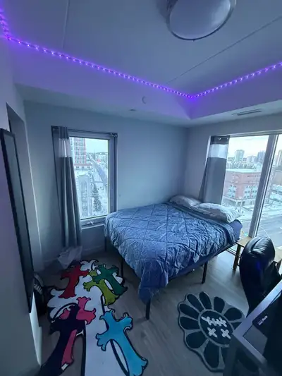 Summer Sublet: May-August This fully furnished high-rise apartment is available from May to August-p...