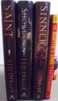4 HARDCOVER BOOKS BY TED DEKKER