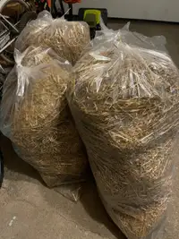 4 bags plus bale of hay