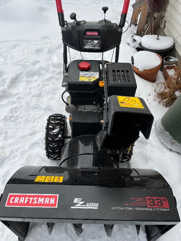 33" TwoStage ElectricStart Gas Snow Blower Snowblowers Edmonton