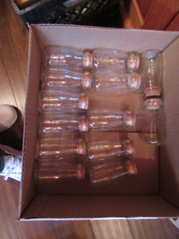STORAGE - GLASS BOTTLES / PLASTIC CONTAINERS - multiple items