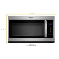 Whirlpool 1.7 cu. ft.Over the Range Microwave in Stainless Steel