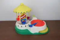Vintage 1982 Fisher Price Little People Carousel Record Player