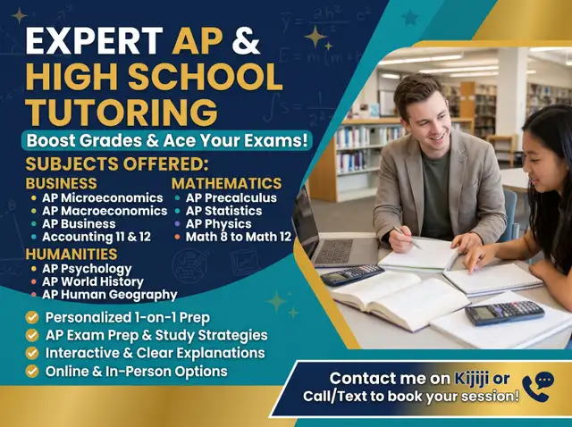Experienced AP & High School Tutor