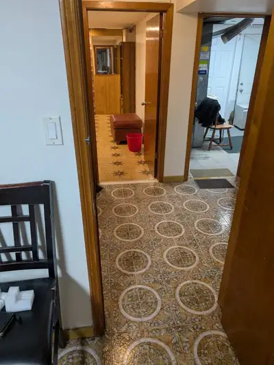 One large bedroom, fully furnished apartment.