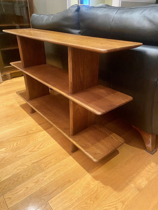 Mid Century Modern Bookcase Credenza Console Divider Hutches