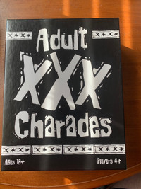 Adult charades board game. Opened but not used. $20. 