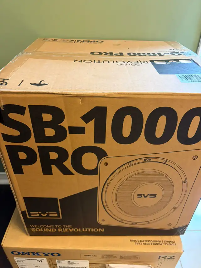 SVS SB-1000 Pro sealed 12” subwoofer new in box in Speakers in Markham / York Region - Image 2