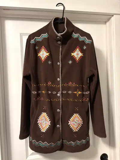 Ladies Western Style Fleece Jacket, View more