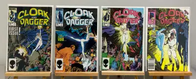 Cloak and Dagger #1-4 (1985) vintage comic books!, View more