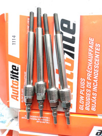 Ford Diesel Glow Plugs #1114 by Autolite, Set of 4, New in Box!