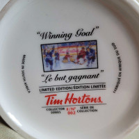 TIM HORTONS Limited Edition "Winning Goal"  Hockey Coffee Mug...